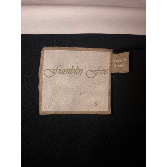 Vest Black Asymmetric Size S Layers Button Front Top Lagenlook Korean Style Goth - Picture 5 of 6